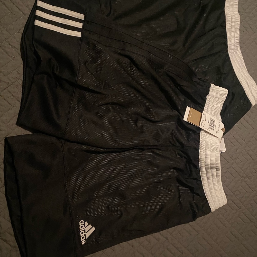 Adidas Black and White Shorts